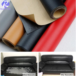 Ronye Life 50x137cm Self Adhesive Leather Patch Sofa Repair Patches Stick-on No Ironing PU Fabric Sticker for Sofa Clothing Leather Repair