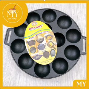 Khuôn làm bánh bạch tuộc Takoyaki 14 lỗ Nhật Bản chống dính cao câp - Khuôn làm bánh