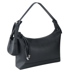 Hoàng Gia Bagger da thật Túi đeo chéo cho phụ nữ túi xách sức chứa lớn túi đeo vai thời trang với ví nhỏ 3107