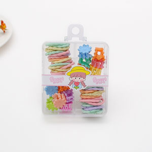 Childrens Rubber Band Mini Hair Clip Hair Rope Set Baby Girl Princess Headdress