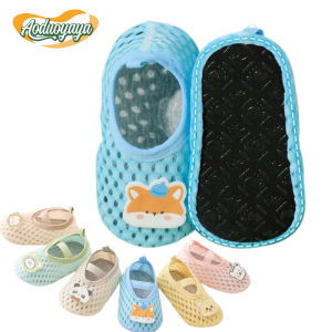 AODUOYAYA Summer Newborn Baby Floor Socks Cute Cartoon Anti-Slip Soft Sole Breathable Sock Shoes for Infants