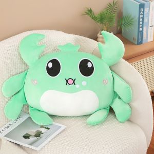 GFNIE6 PP Cotton Crab Ocean Plush Toys Soft Simulation Animal Crab Dolls Sleeping Mate Toy Fluffy Sea Crab Plush Dolls Childrens Christmas Gift