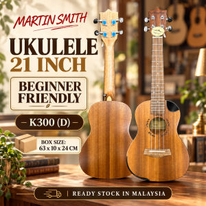 Acoustic Guitar & Ukulele 21”/40” Beginner Student Set Ready Stock Malaysia