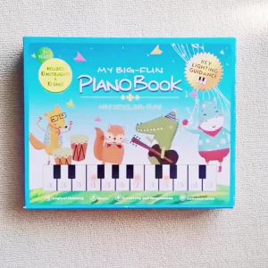 FCKids Piano Book Educational Musical Toy for 3 Years Old Gifts Baby Toys Piano Keyboards with Book10 Instruments Tone Toddler Learning Toys3 4 5 6 Years Old Boys Christmas Birthday Gifts