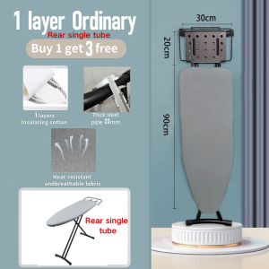Ironing board/silver plated cloth/6-speed adjustment/foldable/steam Iron Board new upgrade papan seterika 熨衣服的板