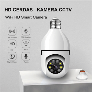 Bohlam CCTV Lampu Jarak Jauh CCTV Pantau Lewat HP IP Camera 360 Derajat CCTV Wireless WiFi - Lazada