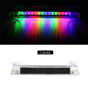 16 LED Wireless Colorful remote control Car LED Alarm Lights Car Solar Flashing Warning Light Universal Interior Decoration