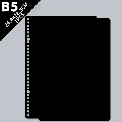 binder A5/B5/DIY Plastik Binder Cover/Plastik Minimalis loose leaf-Ms.Pepeleria