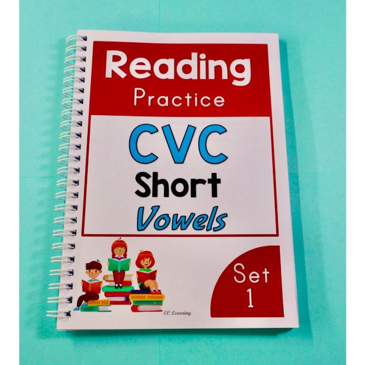 CVC SET 1 Short Vowels Reading Practice (Consonant Vowel Consonant ...