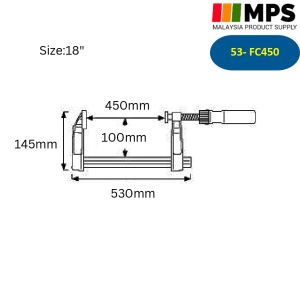 REMAX F Clamp 4" 6" 8" 10" 12" 14" 18" High Quality F Sliding Bar Clamp Woodworking F Clamp With Fast Action Sliding HEAVY DUTY