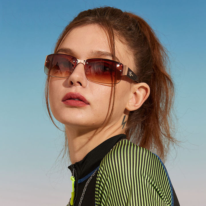 UV400 Ultra-light Sunglasses for Women PC+Metal Square Frame Shades Glasses  Personalized Multi-color Sun Glasses Lazada PH