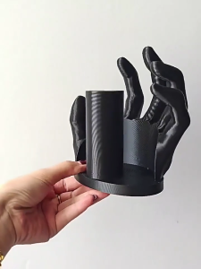 ที่ชั้นวางอุปกรณ์ห้องน้ำทิชชูม้วนกระดาษทิชชูที่ใส่ยึดติดผนังแนวฮาโลวีนที่ใส่กระดาษชำระรูปมือไม่เหมือนใคร