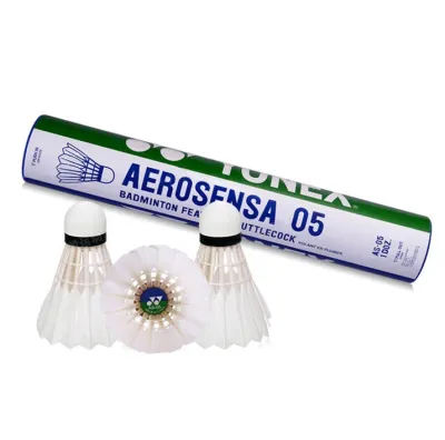YONEX AEROSENSA 50 BWF Approved Official Tournament Shuttlecock 6/12 PCS Per Tube Precision-Manufactured Goose Feather Durable & Stable Flight for Training & Competition