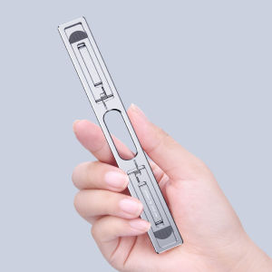 OATSBASF Portable Mini Invisible Laptop Stand Aluminum Folding Computer Tablet Stand Notebook Cooling Pad
