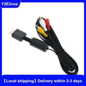 【Local shipping】 AV audio video cable cord wire for ps2 ps3 play station console system