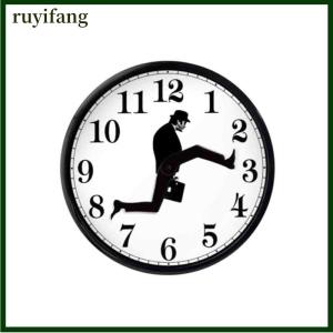 ruyifang นาฬิกาแขวนผนังคลาสสิกตลกเดินเงียบนาฬิกาบ้าน dector