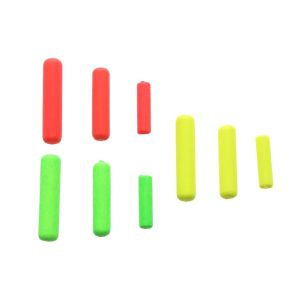 PENTU 50 Pcs/Bag Fishing Tackle Accessories Fish Floats Ball Rig Material Fishing Bobbers Cylinder Foam Floats Oval Floats Beads Fishing Float Foam Floats