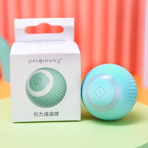 Smart Cat Toys Automatic Rolling Ball Electric Cat Toys Interactive for Cats Training Self-moving Kitten Toys Pet Accessories