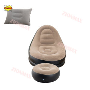 Sofa Santai Angin/ Kursi Santai Dengan Sandarn Kaki/Kursi Dek Malas Lipat Kursi Malas Tiup Sofa Kombinasi Kursi Sofa Tempat Tidur Makan Siang Yang Nyaman Kursi Lounge Udara