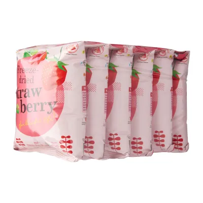 Wel.B Freeze Dried Strawberry Multipack Chips Snack