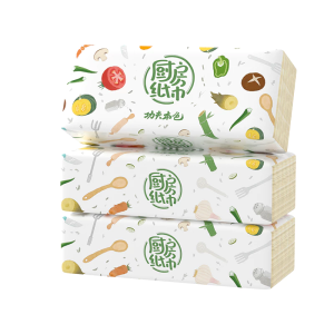 12 Packs Botare Kitchen Tissue Super Absorbent Oil and Water Natural Bamboo Pulp Soft Large Size 270x220mm Home Value Pack