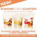 Perfectmatch Low-carb® L Keto Almond Cereal Clusters L 65 Grams L Sugar 