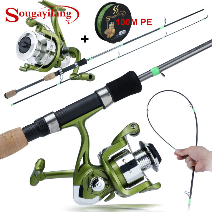 Sougayilang Ultralight Fishing Set Sections Spinning