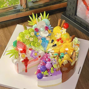 Cake building blocks Toy Assembly Particle Boys And Girls Birthday Gifts Kids toys