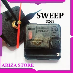Mesin Jam Dinding Sweep Tanpa Suara Termurah 3268s Free Jarum