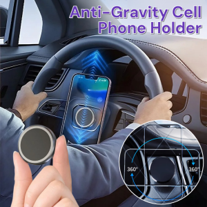 Anti-Gravity Magnetic Cell Phone Holder Magnet Wall Mobile Phone Holder Multifunctional Magnetic Suction Phone Stand