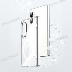 Case For Samsung Galaxy Z Fold 8 Fold8 Wide Ultra Thin Transparent With Hinge Protection Cover And Tempered Glass Shell
