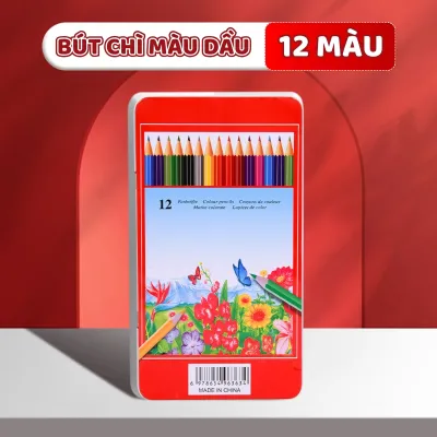 Bộ Bút Chì Màu Dầu 72 Màu - Hộp Bút Chì Vẽ Lên Màu Tốt Hơn Cho Học Sinh & Họa Sĩ Sáng Tạo Nghệ Thuật