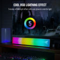 ROBOT RB580 Bluetooth Speaker Soundbar 10W Ultra Bass with RGB Light Bluetooth Chip 5.1 AUX TF Card Audio Colorful Compact  Cable Computer Connection Equipment  12 Months Warranty. 