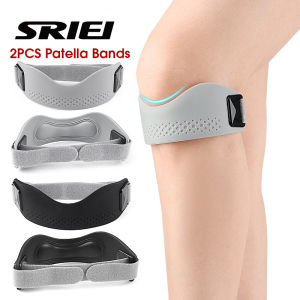 MIYIO 2Pcs Knee Braces Non-Slip Running Patella Tendon Running Knee Straps Sweat Guiding Lightweight Joint Support Basketball Brace