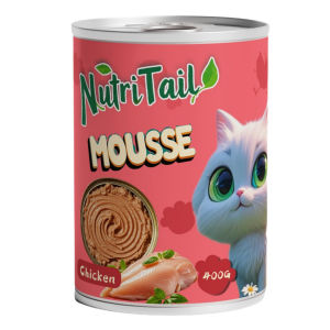 NutriTail 400g Wet Cat Food for Cats and Kittens Immune Support Strong Bones & Healthy Growth