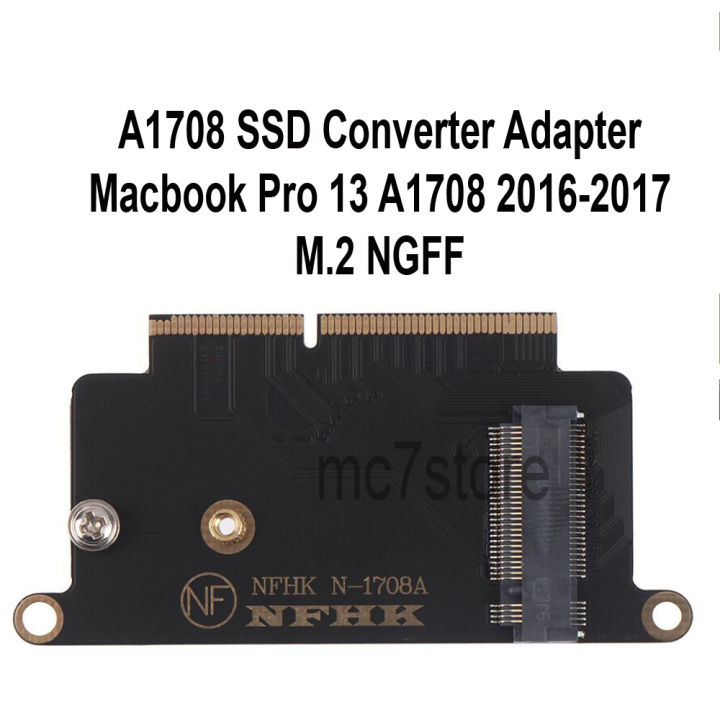 New SSD Converter Adapter for Macbook Pro 13 inch A1708 2016