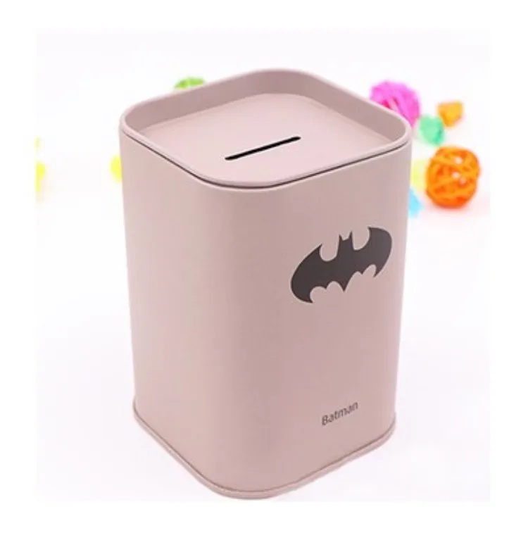 Coin Box Money Saving Bank Super Heroes Kids Cartoon ; Duit Tabung