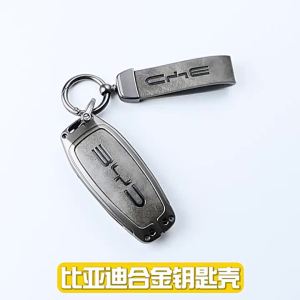 LAIFU Genuine Leather Smart Remote Car Key Fob Case Cover Shell Holder Protector Keychain for ISUZU D-Max Dmax MU-X MUX MU-7 Zinc Alloy Metal Styling Protection