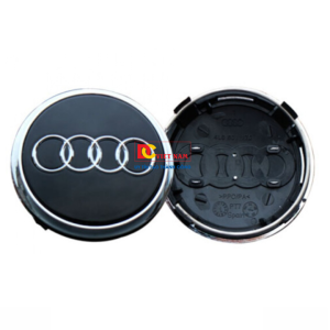 01 chiếc Logo chụp mâm ốp lazang bánh xe ô tô Au.di Q7 AUD77 đường kính 77mm