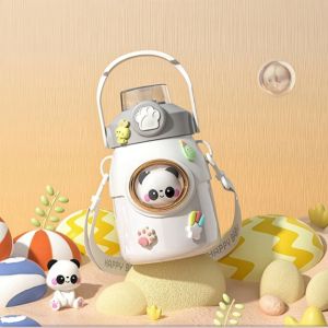Childrens 650ml Internet celebrity high-value cartoon doll 316 stainless steel thermos cup big belly water cup