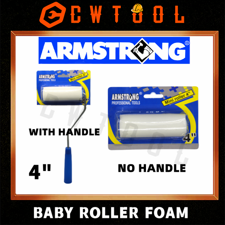 ARMSTRONG BABY ROLLER FOAM Paint Baby Roller Tiny Mini Brush 4