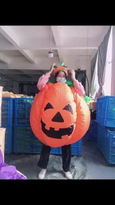 alo Halloween pumpkin inflatable costume stage performance party cartoon character inflatable costume csply Performance party costume