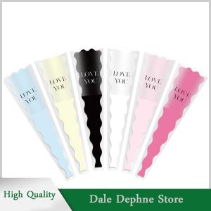 [Dale Dephne] 10pcs Đơn Tăng tay áo hoa gói túi bó hoa bao bì túi rõ ràng giấy bóng kính hoa giấy gói cho ngày Valentine