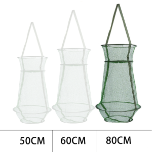 Fish Keep Net with Anti-Escape Design Reinforced Mesh Fishing Basket for Freshwater Fishing Multiple Sizes Available