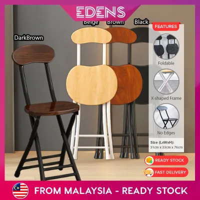 Edens 60cm/80cm Home Folding Dining Table Simple Small Folding Table And Chair Portable Living Room Square Dining Table-Fulfilled by Edens