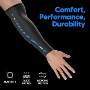 【NEW A 】Compression Arm Sleeve Perfect for Baseball Basketball Football Youth Adult Sizes Men Road Bike Sleeves Arm Protection