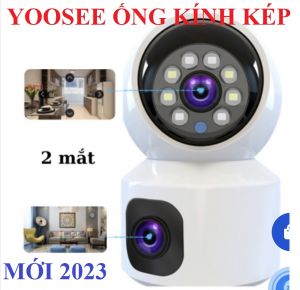 CAMERA YOOSEE Ống Kính Kép WIFI 4MP Camera Quan Sát Trong Nhà Phát Hiện Con Người An Ninh PTZ Dome Không Dây PTZ