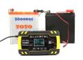 Bộ sạc bình ắc quy 12V 24V FOXSUR Có khử sunfat phục hồi ắc quy 6Ah-150Ah thông minh tự ngắt khi đầy chống ngược cực,sac ac quy. 
