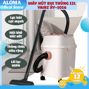 Máy hút bụi thùng 12L Yairz XY-1016 lực hút 16000pa cực mạnh - Hút bụi khô - ướt - hút nước