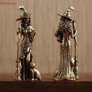 WHPHous Magic Moon Witch Ornament Home Decor Living Room Entrance Decoration Home Furnishings Wizard Statue